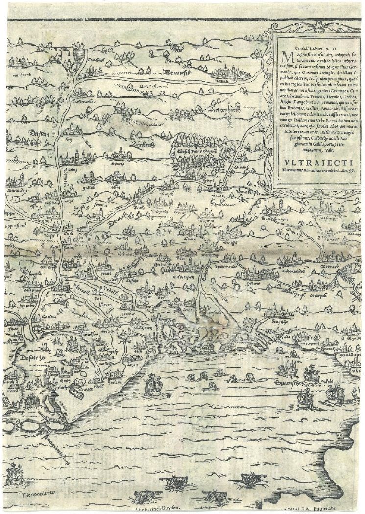 oudste kaart van nederland